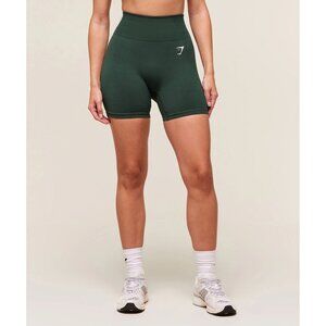 gymshark Vital Seamless 2" Women's Shorts L Body Fit NWT color Green Jordan Nylo
